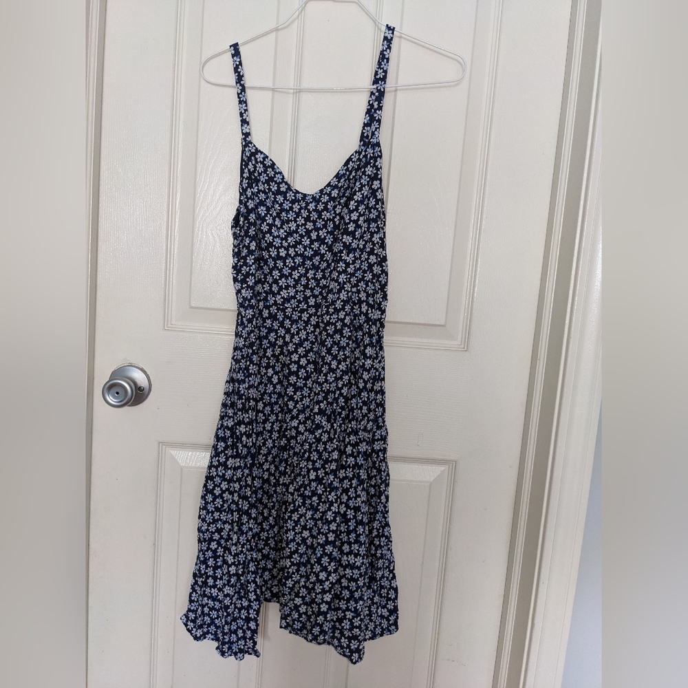 Blue Floral Cami Dress